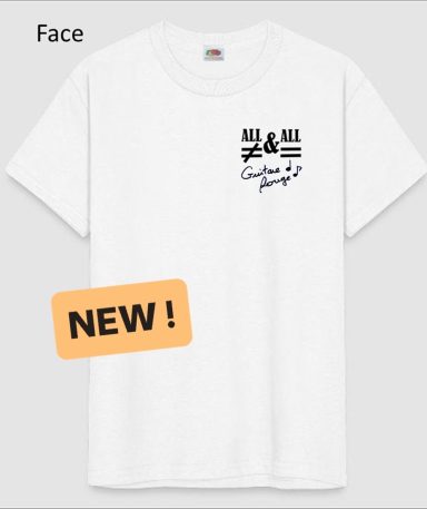 NEW ! 2ème version T-Shirt "ALL DIFFERENT AND ALL THE SAME" NEW ! 2ème version T-Shirt "ALL DIFFERENT AND ALL THE SAME"