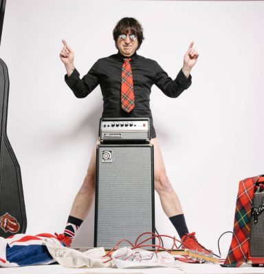 Photos Guitare Rouge British Rock façon Frenchy 2022